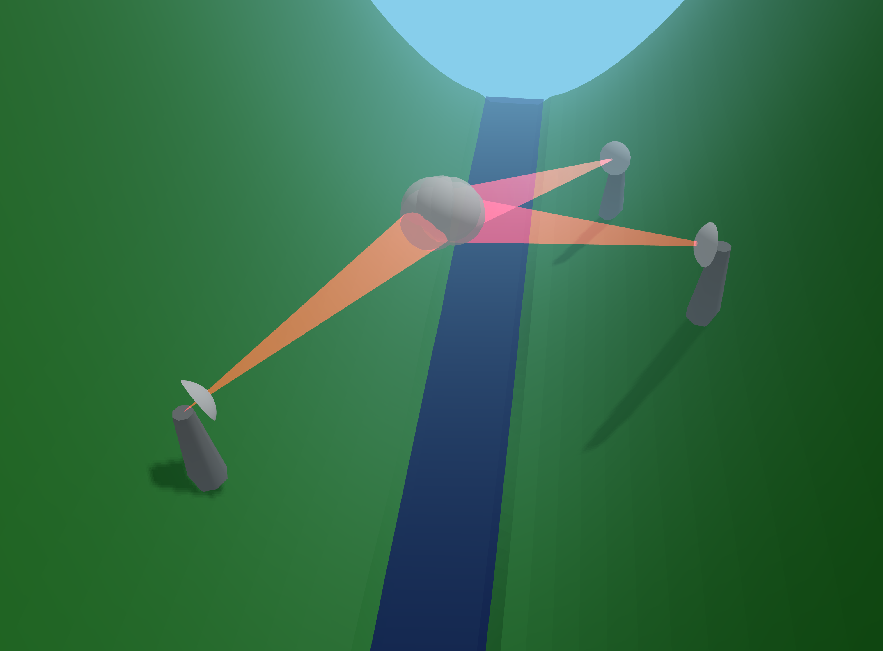 3D Radar Beams
